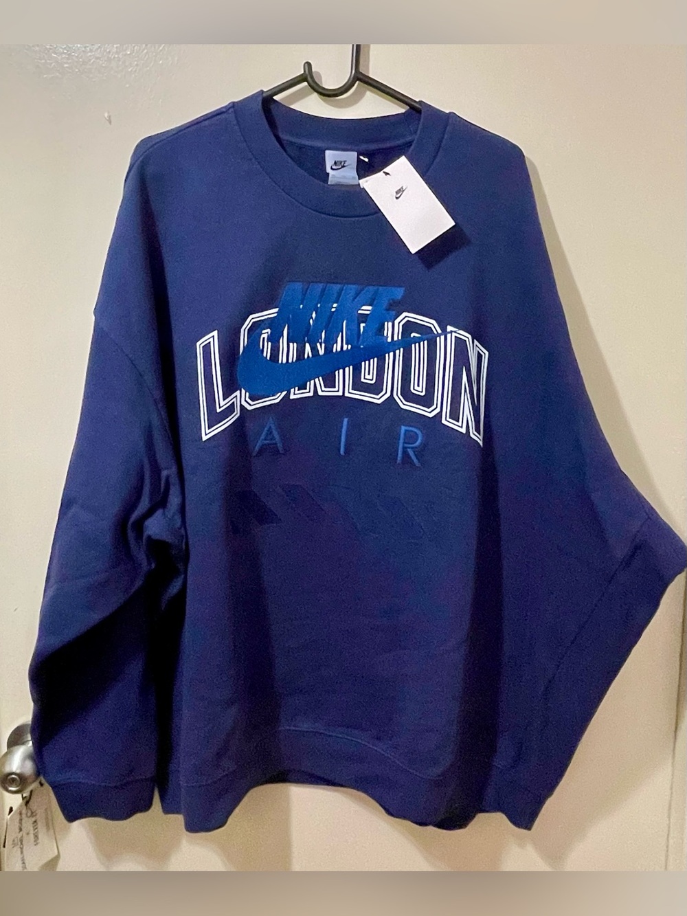 Nike Navy London Air Crewneck Sweatshirt
